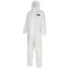 Skytec White Disposable Coverall Overall Chemical Resistant Chest Size 106 to 114 cm Size L PDS2B/HS200C/WH3