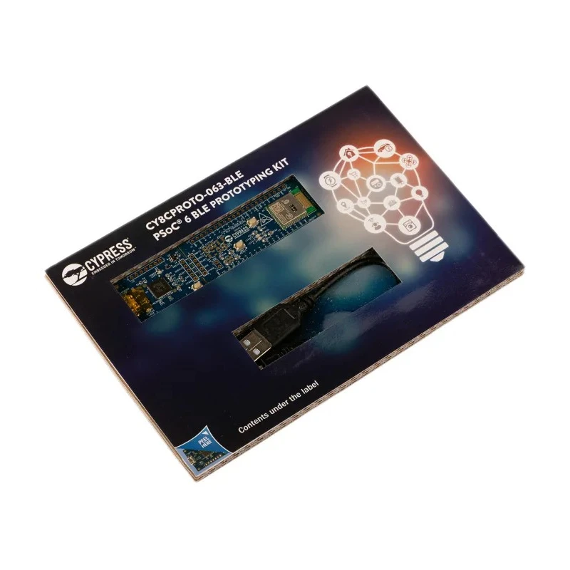 Infineon Cypress Semiconductor PSoC Development Board Dual Core ARM Cortex-M0 and Cortex-M4 CY8CPROTO-063-BLE
