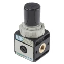 EMERSON ? ASCO Pneumatic Regulator, 1/8 in G Port Size, 0.5 to 8 Bar Pressure Setting, Polyamide Body, 90 mm 34225005