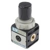 EMERSON ? ASCO Pneumatic Regulator, 1/8 in G Port Size, 0.5 to 8 Bar Pressure Setting, Polyamide Body, 90 mm 34225005