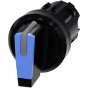 Siemens SIRIUS ACT 3 Position Illuminated Selector Switch Head, 22 mm Cutout, Black Handle, IP66 IP69K 3SU1002-2BL50-0AA0
