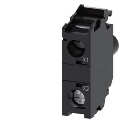 Siemens SIRIUS ACT 3SU14 Series LED Light Block with Integrated LED, 24 V AC/DC, Yellow Light 3SU1401-1BG30-1AA0