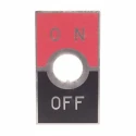 NKK Switches Toggle Switch On-Off Plate for Use with Toggle Switch AT202