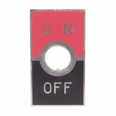 NKK Switches Toggle Switch On-Off Plate for Use with Toggle Switch AT202