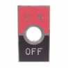NKK Switches Toggle Switch On-Off Plate for Use with Toggle Switch AT202
