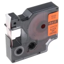 Dymo Industrial Black on Orange Label Printer Tape 12 mm x 5.5 m 18435