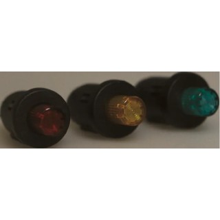 Schurter LDT Series Illuminated Momentary Push Button Switch PCB Mount 19 mm Cutout SPST Red LED IP40 48V 0041.9141.3107