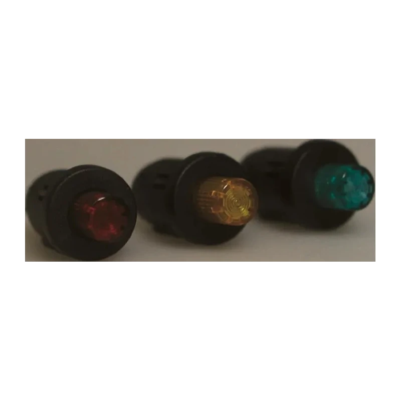 Schurter LDT Series Illuminated Momentary Push Button Switch PCB Mount 19 mm Cutout SPST Red LED IP40 48V 0041.9141.3107