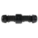 ABB 3 Pole IP68 Rating Cable Main In-Line Connector Male/Female 16A 250V AC IP68 140mm Length Diameter 37mm IP68
