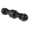 ABB 3 Pole IP68 Rating Cable Main In-Line Connector Male/Female 16A 250V AC IP68 140mm Length Diameter 37mm IP68