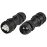 ABB 3 Pole IP68 Rating Cable Main In-Line Connector Male 16A 250V 85mm Length 37mm Diameter