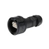 ABB 3 Pole IP68 Rating Cable Main In-Line Connector Male 16A 250V Screw Termination