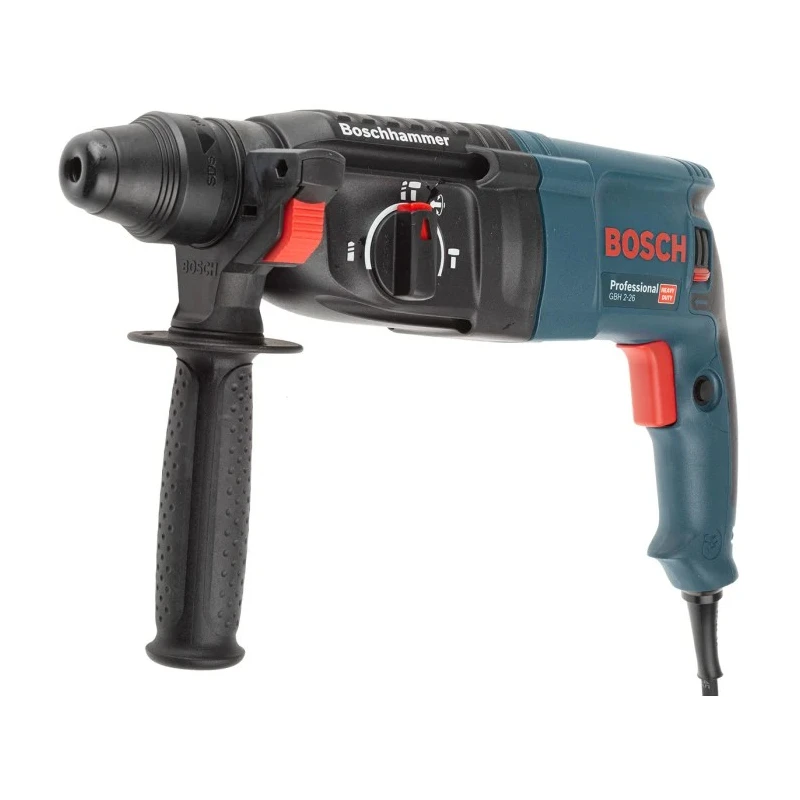 Bosch SDS Hammer Drill 830W, 110V Corded, Brushed Motor, SDS Plus Chuck, Type G British 3-Pin Plug 06112A3060