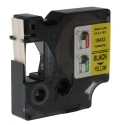Dymo Industrial Strength Black on Yellow Label Printer Tape 12 mm Width 5.5 m Length 18432