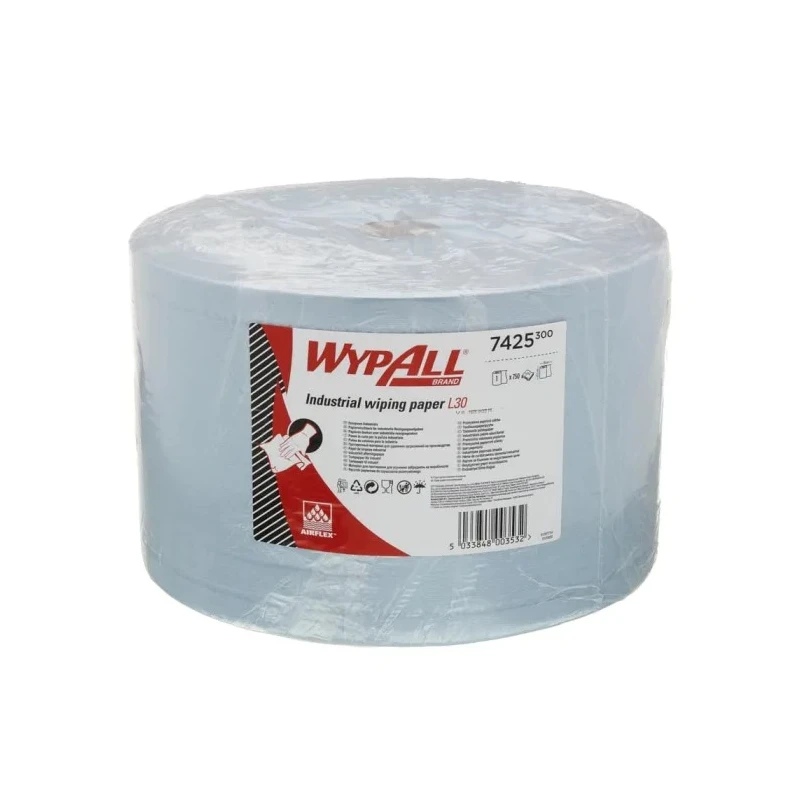 WYPALL L30 General Clean™ 3 Ply Roll Paper Towel 750 Sheets 380 x 375 mm 7425