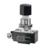 NKK Switches SB Series Push Button Switch, Off-On Operation, Panel Mount, 12.5 mm Cutout, SPST Contact, 125 V AC SB221TNO