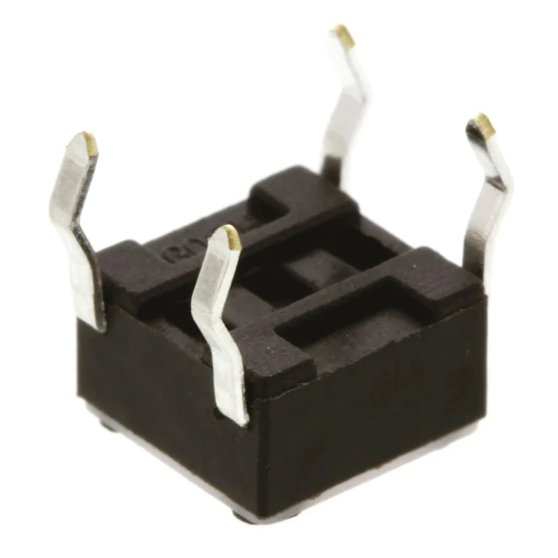 TE Connectivity IP67 Red Tactile Switch Button 0.7 mm SPST 50mA 24 V dc Surface Mount 1825910-3