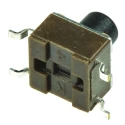 TE Connectivity IP67 Black Tactile Switch Button, 3.4 mm Actuator Length, SPST 50mA Contact Current, 12 V AC 115 4-1437565-9