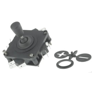 APEM 1000 2-Axis Joystick Conical IP65 Rated 250 V AC 30 V DC Switch 2V1-7F-11-87