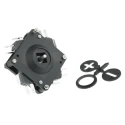 APEM 1000 2-Axis Joystick Conical IP65 Rated 250 V AC 30 V DC Switch 2V1-7F-11-87