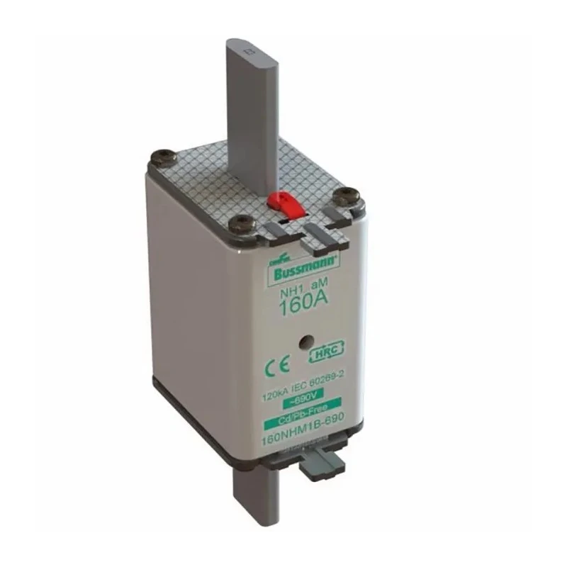 Eaton NH Fuse 160A Current Rating NH1 Size 690V AC Voltage IEC Standard 160NHM1B-690