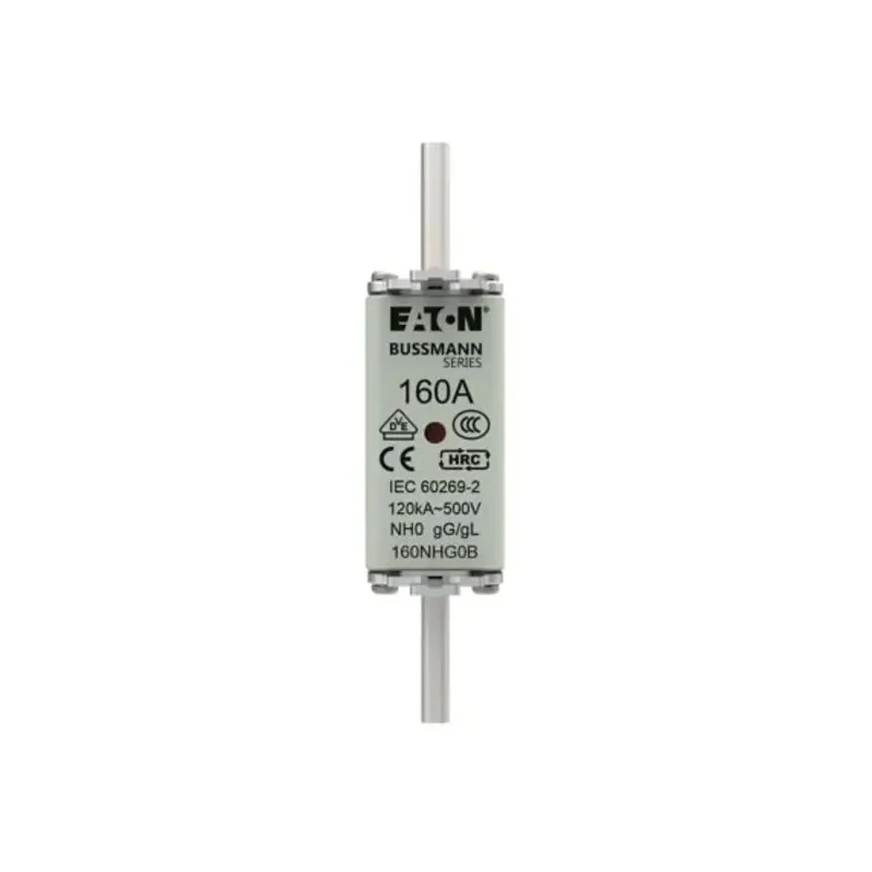Eaton NH Fuse 160A Current Rating NH0 Size 500V AC High Rupture Capacity 160NHG0B