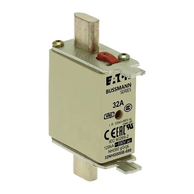 Eaton 32A NH Fuse NH000 690V AC NHG Series 