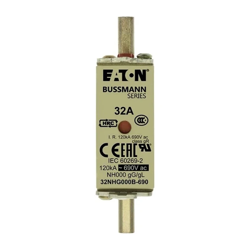 Eaton 32A NH Fuse NH000 690V AC NHG Series 