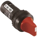 ABB Selector Switch Short Handle Black 22mm Cutout Diameter 3 Positions Momentary Operation 1SFA619212R1026 C3SS3-10B-20
