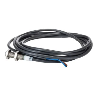 Omron Threaded Barrel Inductive Proximity Sensor M8 PNP 24V DC 2 mm Detection Range Stainless Steel E2A-S08KS02-WP-B1 2M