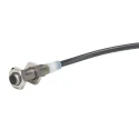 Omron Threaded Barrel Inductive Proximity Sensor M8 PNP 24V DC 2 mm Detection Range Stainless Steel E2A-S08KS02-WP-B1 2M