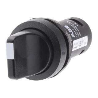 ABB Short Handle Selector Switch SPDT 3 Positions 30 mm Cutout Diameter C3SS1 Series 1SFA619210R1076 C3SS1-10B-11