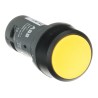 ABB Compact Series Push Button Switch Momentary Panel Mount 22 mm Cutout SPST IP69K 250V AC/DC 1SFA619100R1013 CP1-10Y-10