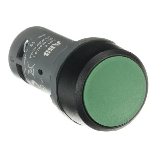 ABB Compact Series Push Button Switch Maintained Panel Mount 22 mm Cutout SPST 2A IP69K 250V 240V 1SFA619101R1012 CP2-10G-10