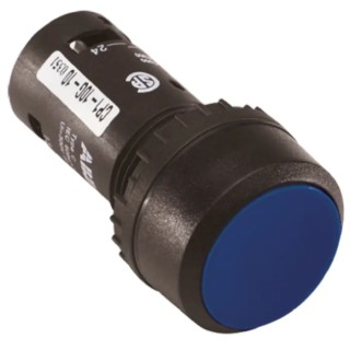 ABB Compact Series Push Button Switch Maintained Panel Mount DPST 22 mm Cutout IP69K 250V AC 2A 1SFA619101R1026 CP2-10B-20