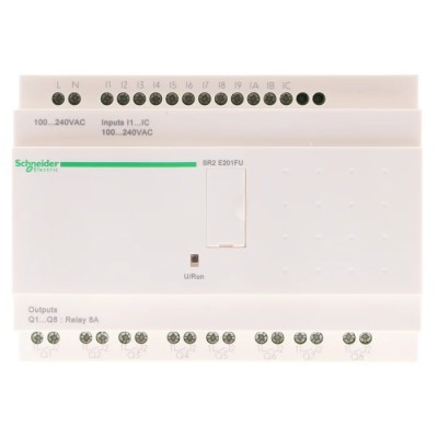Schneider Electric Zelio Logic Series Logic Module, 12-Input, Discrete Input, 8 Outputs, Relay Output 479-6109