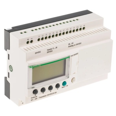Mitsubishi Zelio Logic Series Logic Module 12-Input Discrete Analogue Input 8 Outputs Transistor Output SR2B202BD