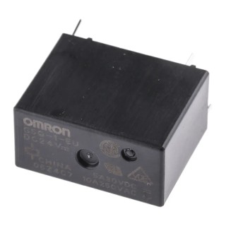 Omron Panel Power Relay 24V DC Coil 10A Switching Current SPDT G5Q-1-EU DC24 (TY)