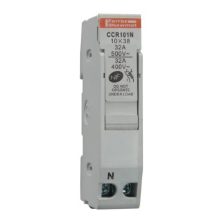 Mersen 32A Rail Mount Fuse Holder 1P Pole 690V AC Thermoset Material CCR101N H215655 H215655 / CCR101N