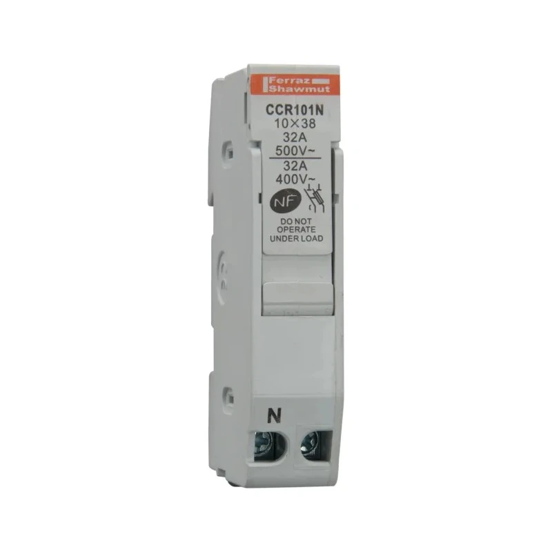Mersen 32A Rail Mount Fuse Holder 1P Pole 690V AC Thermoset Material CCR101N H215655 H215655 / CCR101N