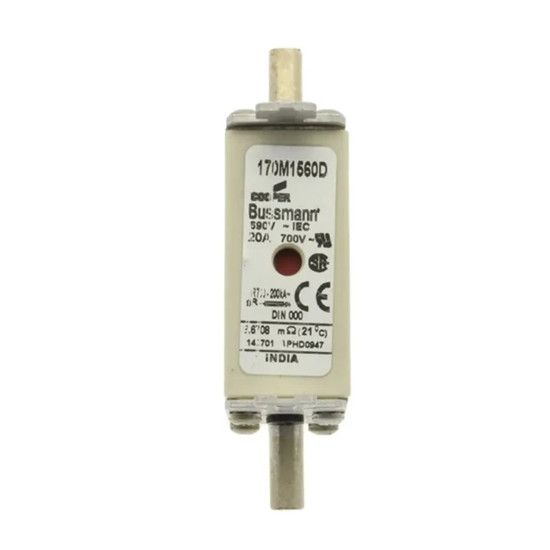 Eaton 20A High-Speed Dual Indication Centred Tag Fuse NH000 690V AC NH000