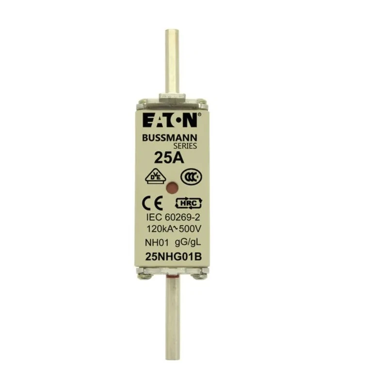 Eaton 25A Centred Tag Fuse NH1 500V AC 25NHG01B