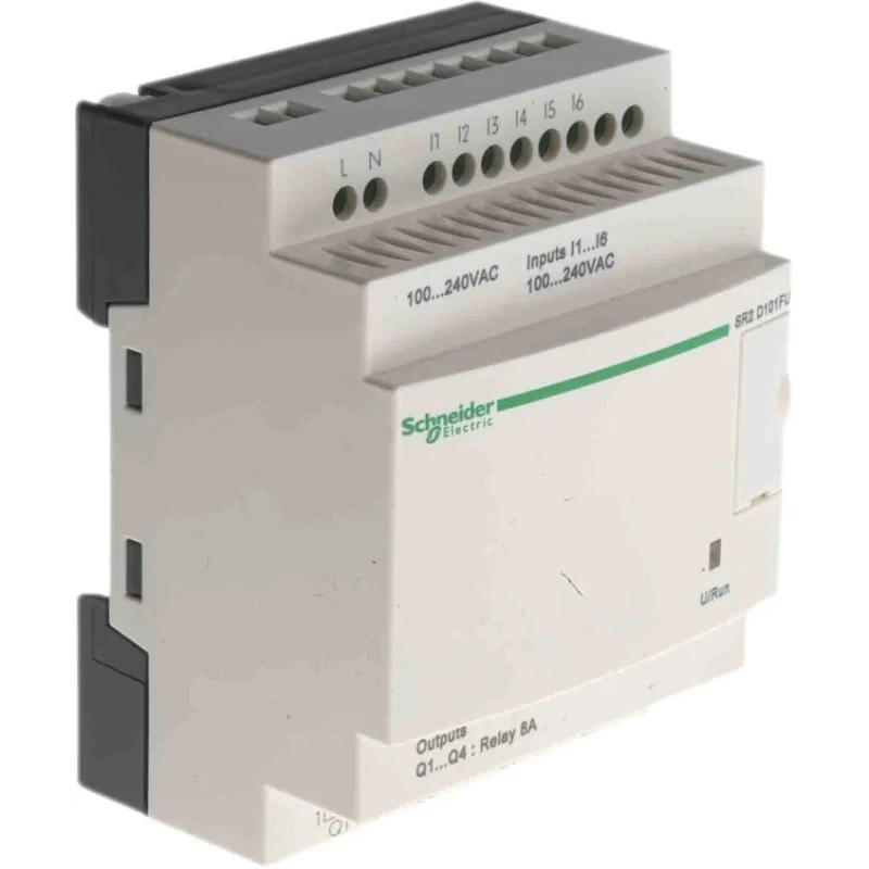 Schneider Electric Zelio Logic Series Logic Module 6-Input Discrete Input 4 Relay Outputs SR2D101FU