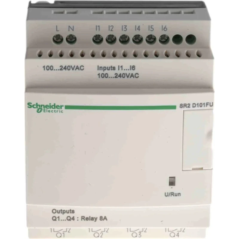 Schneider Electric Zelio Logic Series Logic Module 6-Input Discrete Input 4 Relay Outputs SR2D101FU