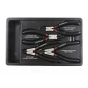 RS PRO 4-Piece Circlip Plier Set Chrome Nickel High Carbon Steel with Ergonomic Soft Grip Handles 480-6802