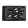 RS PRO 4-Piece Circlip Plier Set Chrome Nickel High Carbon Steel with Ergonomic Soft Grip Handles 480-6802