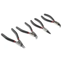 RS PRO 4-Piece Circlip Plier Set Chrome Nickel High Carbon Steel with Ergonomic Soft Grip Handles 480-6802