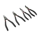 RS PRO 4-Piece Circlip Plier Set Chrome Nickel High Carbon Steel with Ergonomic Soft Grip Handles 480-6802