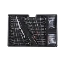 RS PRO 43-Piece Carbon Steel Combination Spanner Set 3/16 to 11/32 in, 4 to 21 mm 480-6903