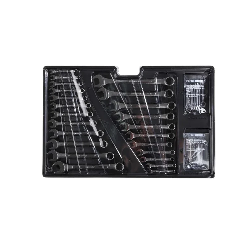 RS PRO 43-Piece Carbon Steel Combination Spanner Set 3/16 to 11/32 in, 4 to 21 mm 480-6903